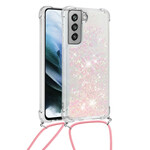 Custodia per Samsung Galaxy S21 FE Glitter & String