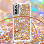 Custodia per Samsung Galaxy S21 FE Glitter & String