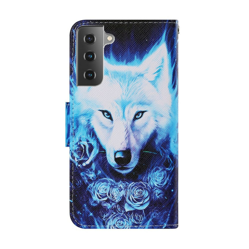 Samsung Galaxy S21 Custodia FE Wolf White