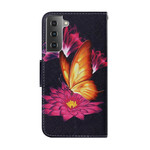 Custodia per Samsung Galaxy S21 FE Butterfly e Lotus