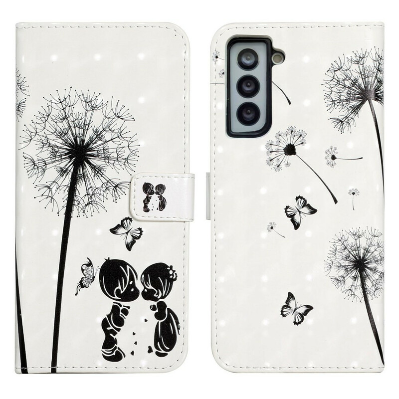 Samsung Galaxy S21 FE Custodia Baby Love Dandelion