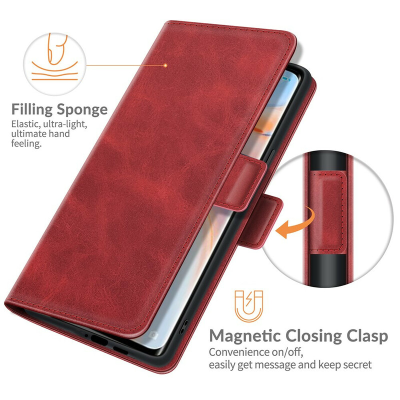 Custodia Oppo Find X3 Neo Double Flap Classic