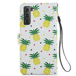Samsung Galaxy S21 FE Custodia Multiple Pineapples