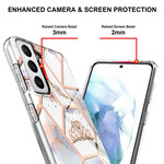Samsung Galaxy S21 FE Custodia con corona marmorizzata