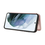 Flip Cover Samsung Galaxy S21 FE Fibra di carbonio