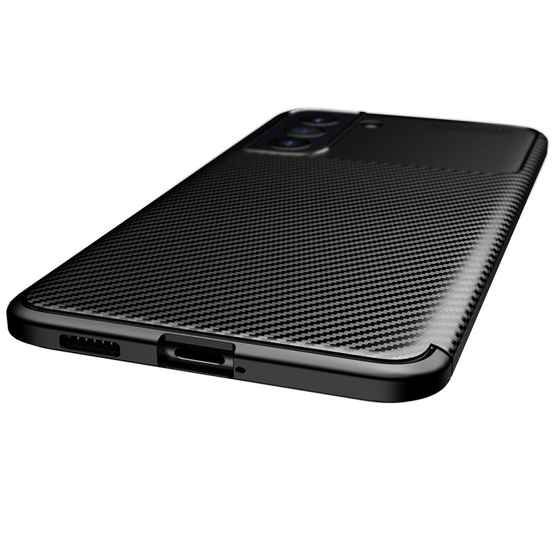Samsung Galaxy S21 FE Custodia flessibile con struttura in fibra di carbonio