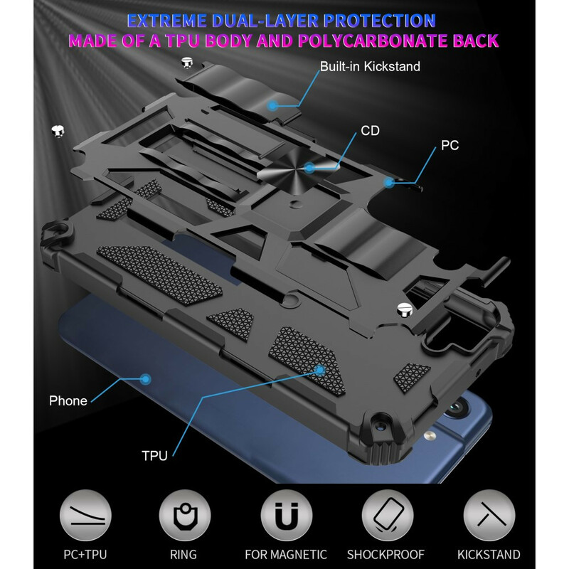 Samsung Galaxy S21 FE Custodia con supporto rimovibile