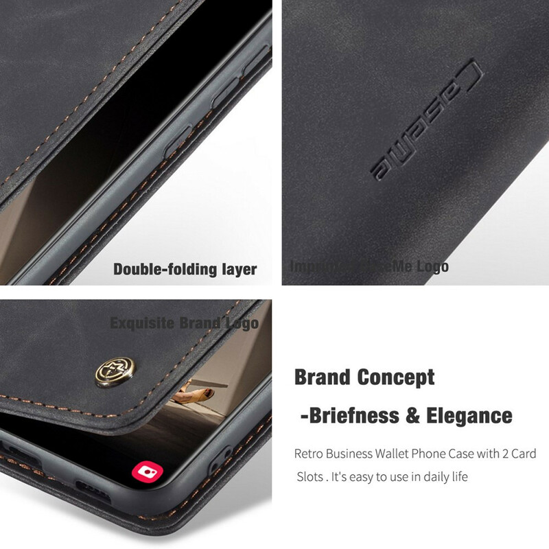 Flip Cover Samsung Galaxy S21 FE CASEME Similpelle