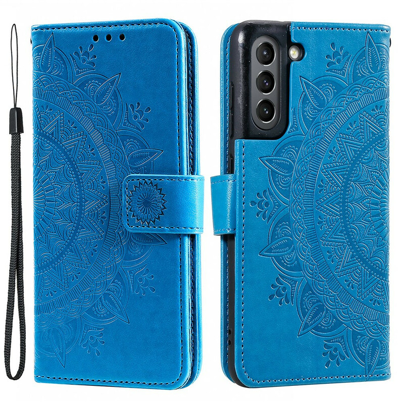 Samsung Galaxy S21 FE Custodia Mandala Sun Samsung Galaxy S21 FE Custodia Mandala Sun