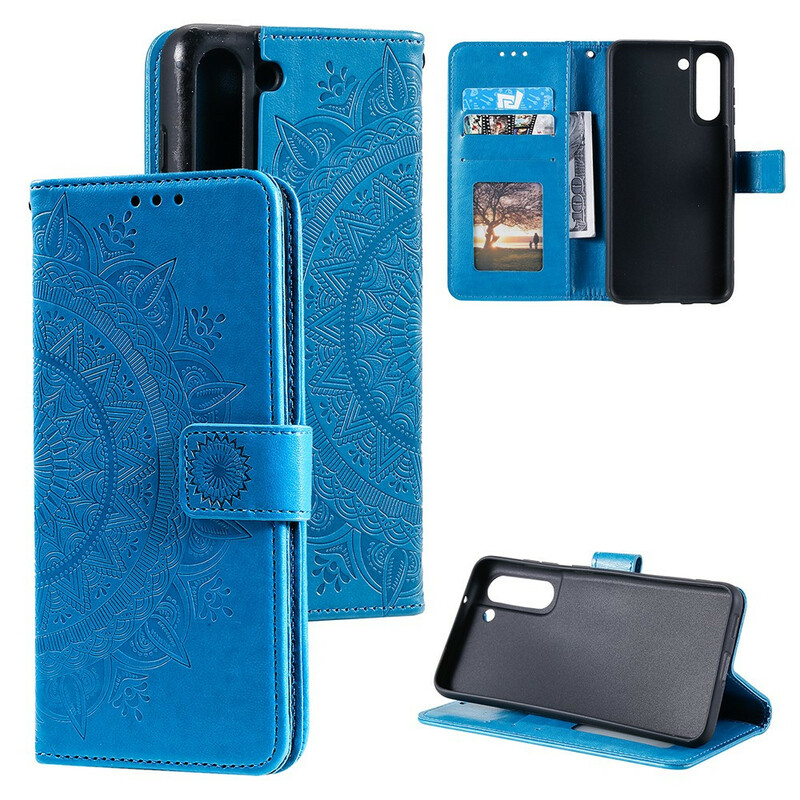 Custodia Samsung Galaxy S21 FE Mandala Sun Custodia Samsung Galaxy S21 FE Mandala Sun