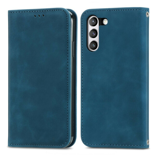 Flip Cover Samsung Galaxy S21 FE similpelle Vintage