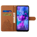 Samsung Galaxy A02s Custodia con cinturino barocco tigrato Samsung Galaxy A02s Custodia con cinturino barocco tigrato