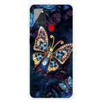 Samsung Galaxy A21s Custodia Varied Butterflies