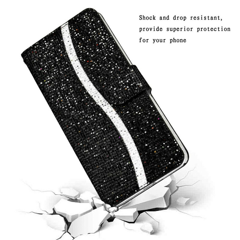 Samsung Galaxy S21 FE Custodia Glitter S Design