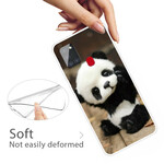 Custodia Panda flessibile per Samsung Galaxy A21s