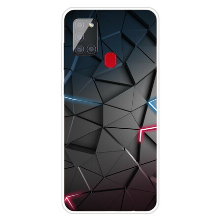 Custodia per Samsung Galaxy A21s a geometria flessibile