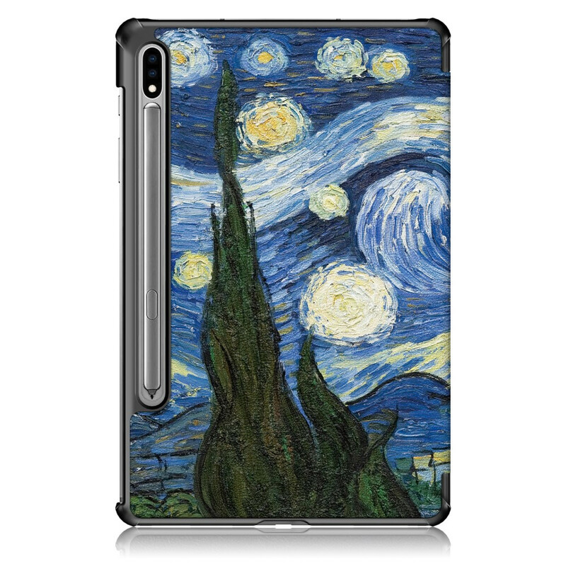 Custodia smart Samsung Galaxy Tab S7 FE rinforzata Van Gogh