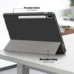 Custodia smart Samsung Galaxy Tab S7 FE Tri-Fold Supporto stilo rinforzato