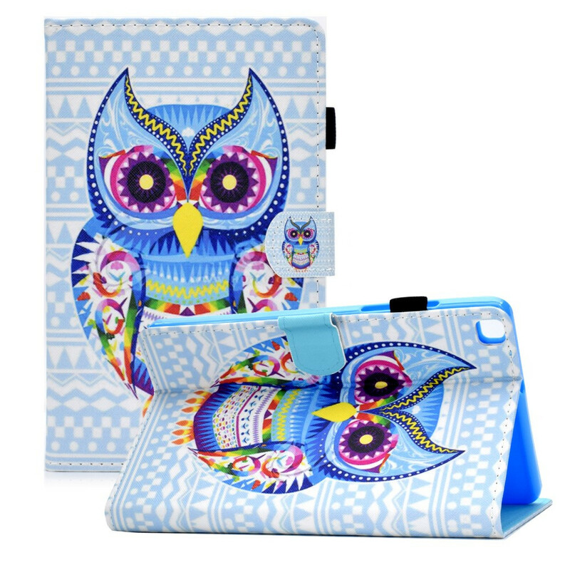 Samsung Galaxy Tab A7 Lite Custodia Tribal Owl