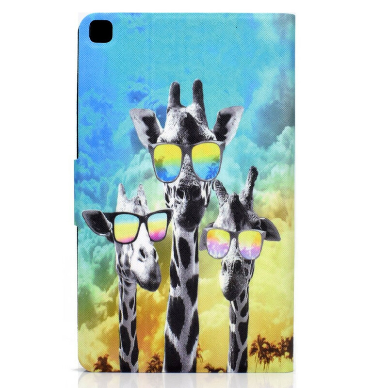 Samsung Galaxy Tab A7 Lite Custodia Funky Giraffes