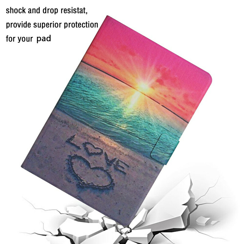 Samsung Galaxy Tab A7 Lite Custodia Sunset Love