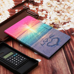 Samsung Galaxy Tab A7 Lite Custodia Sunset Love