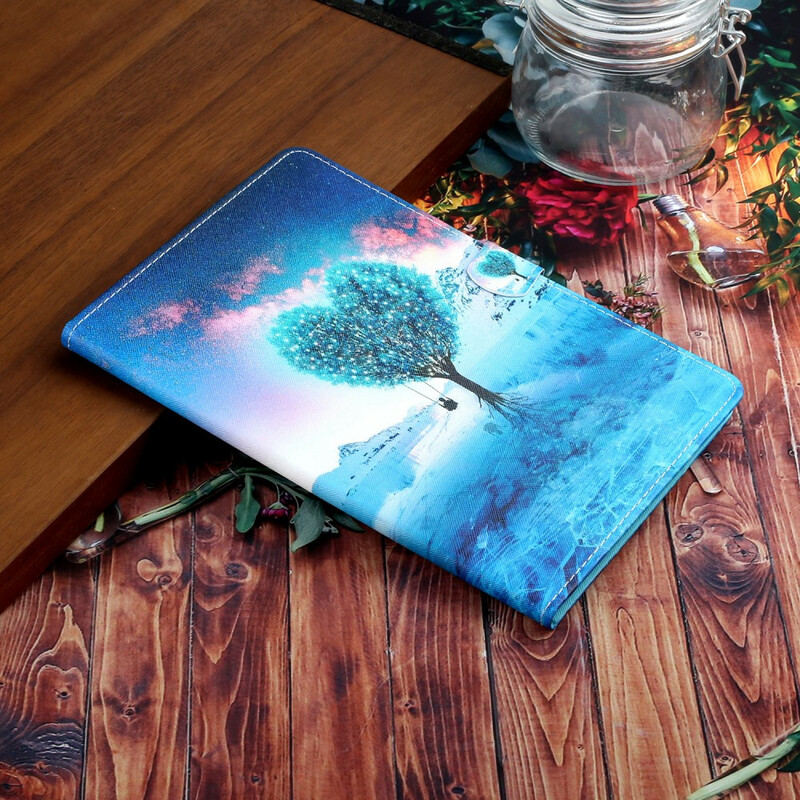 Samsung Galaxy Tab A7 Lite Custodia Cuore Albero