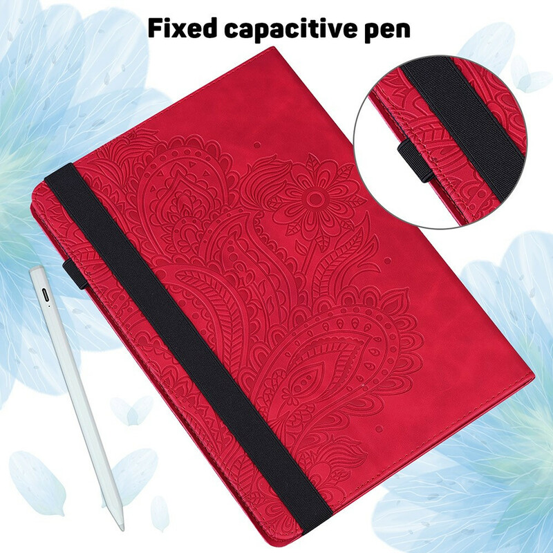 Samsung Galaxy Tab A7 Lite Custodia Mandala Floral Samsung Galaxy Tab A7 Lite Custodia Mandala Floral