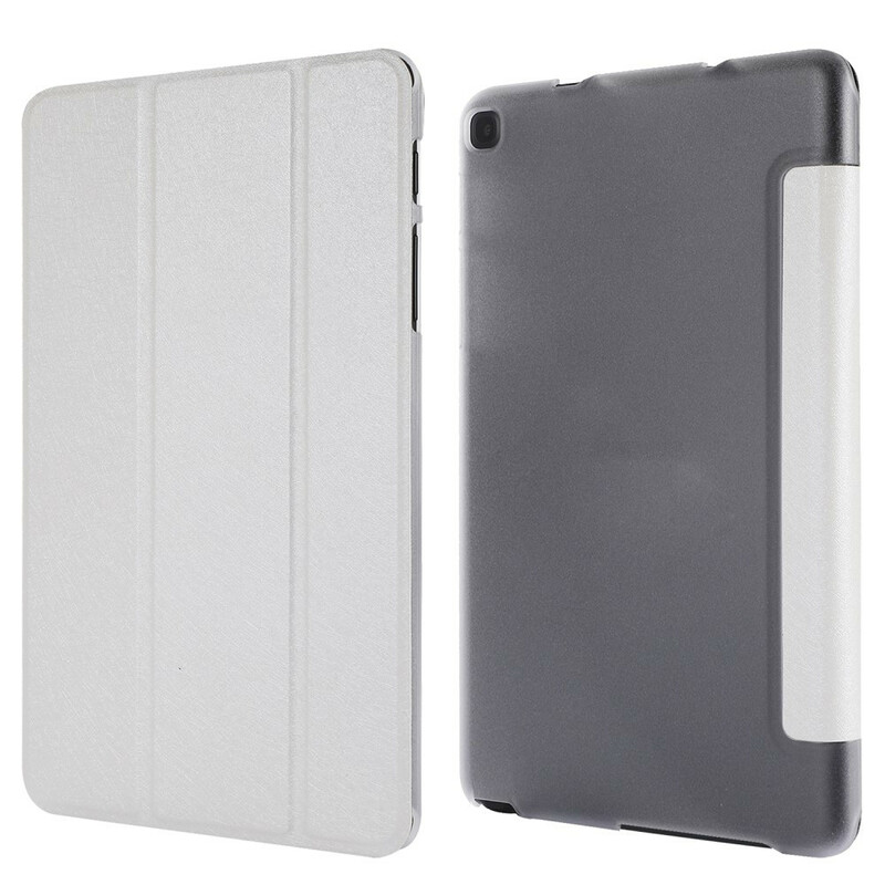 Custodia smart per Samsung Galaxy Tab A7 Lite in similpelle texture seta Custodia smart per Samsung Galaxy Tab A7 Lite in similpelle texture seta