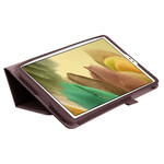 Samsung Galaxy Tab A7 Lite 2 Flaps Custodia in finta pelle Litchi