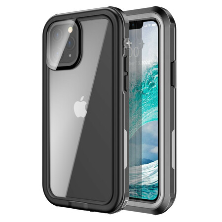 Custodia iPhone 12 Mini resistente all'acqua trasparente