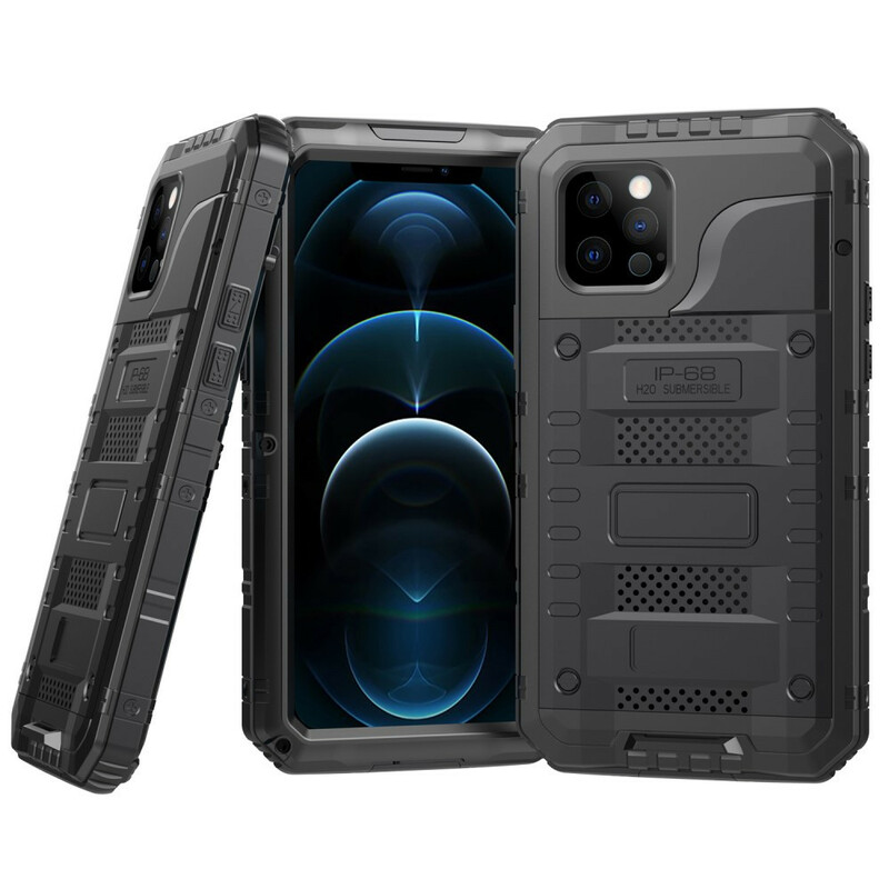 Custodia impermeabile in metallo super resistente per iPhone 12 Pro Max