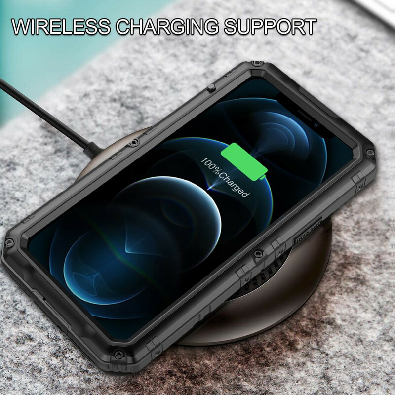 Custodia impermeabile in metallo super resistente per iPhone 12 Pro Max