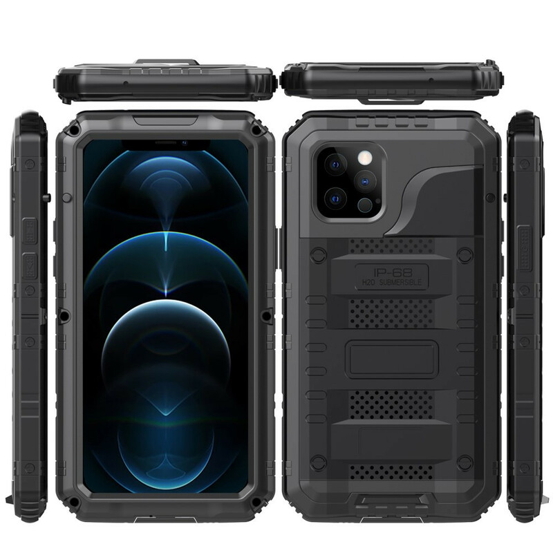 Custodia impermeabile in metallo super resistente per iPhone 12 Pro Max
