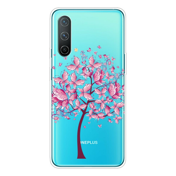 Custodia OnePlus North CE 5G Clear Butterfly Tree
