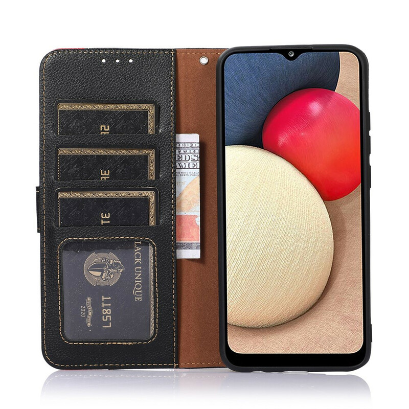 Xiaomi Redmi Note 10 / Note 10s Style Litchi RFID Custodia KHAZNEH