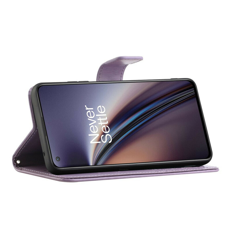 OnePlus North CE 5G Custodia con cinturino per albero e gufo