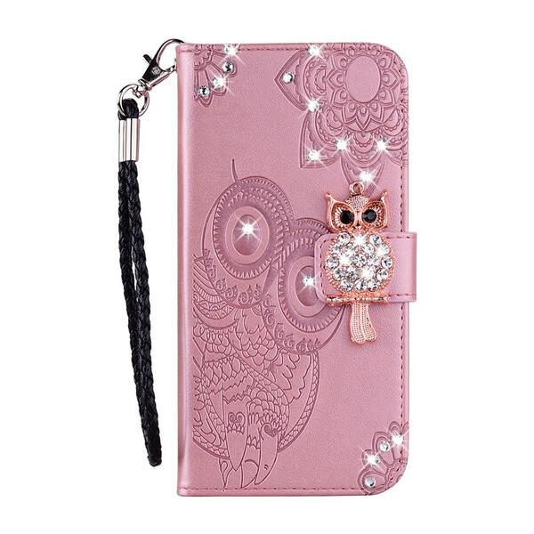 Xiaomi Redmi Note 10 / Note 10s Custodia Mandala Owl e Charm