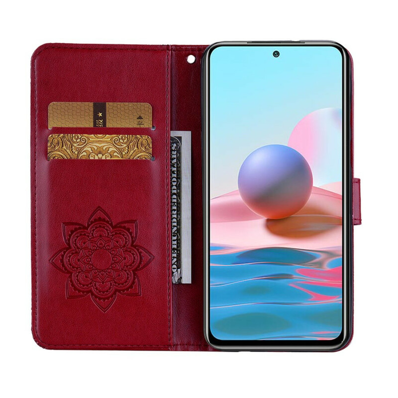 Xiaomi Redmi Note 10 / Note 10s Custodia Mandala Owl e Charm