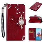 Xiaomi Redmi Note 10 / Note 10s Custodia Mandala Owl e Charm