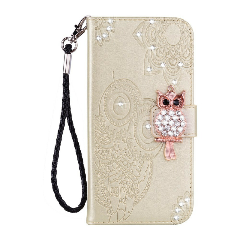 Xiaomi Redmi Note 10 / Note 10s Custodia Mandala Owl e Charm