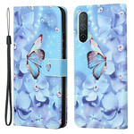 OnePlus North CE 5G Diamond Butterfly Strap Case
