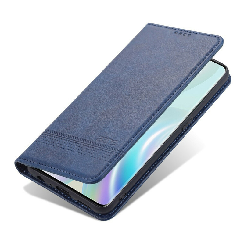 Flip Cover OnePlus Nord CE 5G in pelle stile AZNS