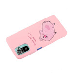 Xiaomi Redmi Note 10 / Note 10s Custodia Pig con cinturino Kiss