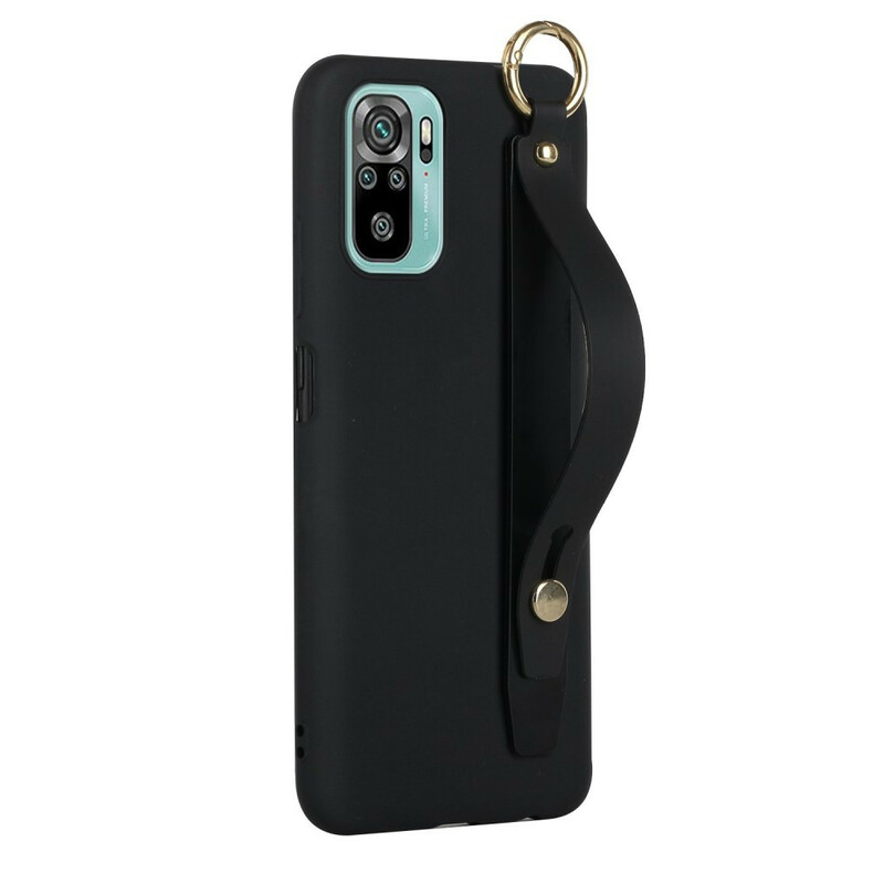 Xiaomi Redmi Note 10 / Note 10s Custodia in silicone con cinturino di supporto