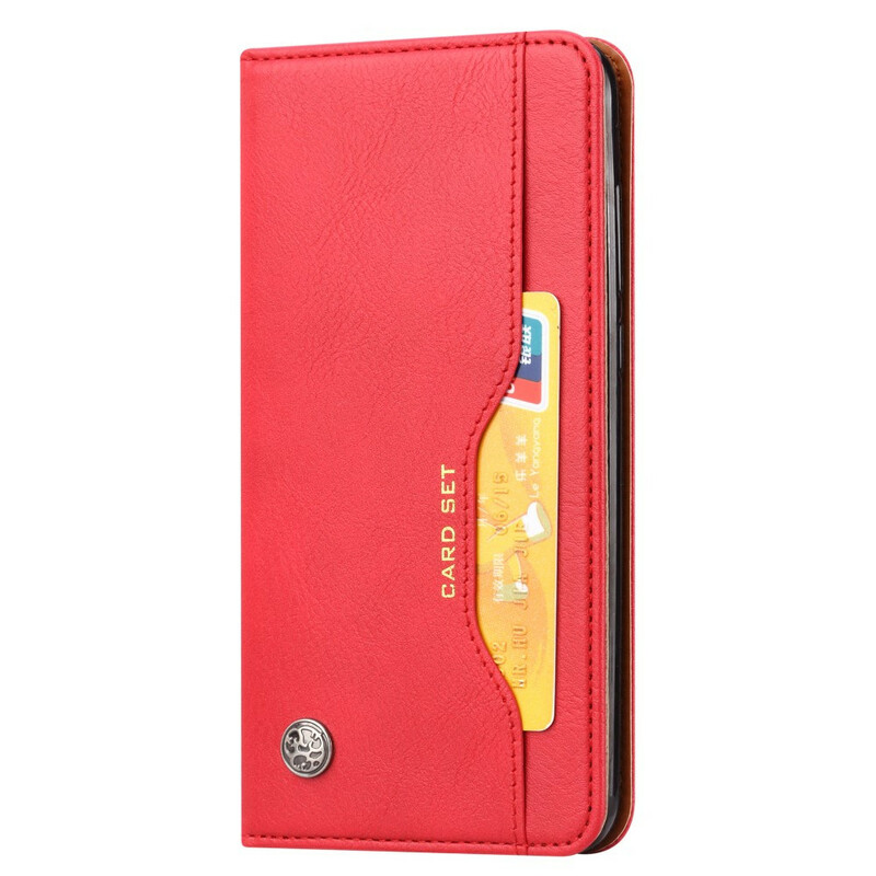 Flip Cover Xiaomi Redmi Note 10 / Note 10s Custodia in similpelle per carte di credito