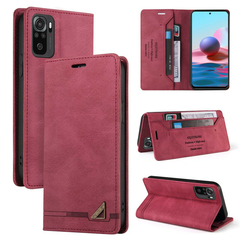 Flip Cover Xiaomi Redmi Note 10 / Note 10s similpelle GQ.UTROBE