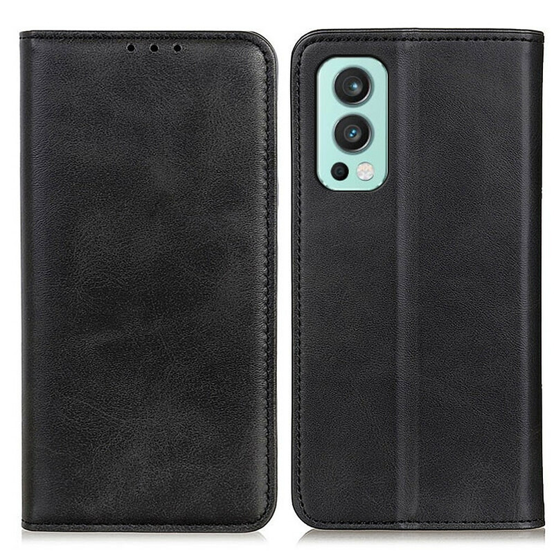 Flip Cover OnePlus Nord 2 5G Split in pelle opaca