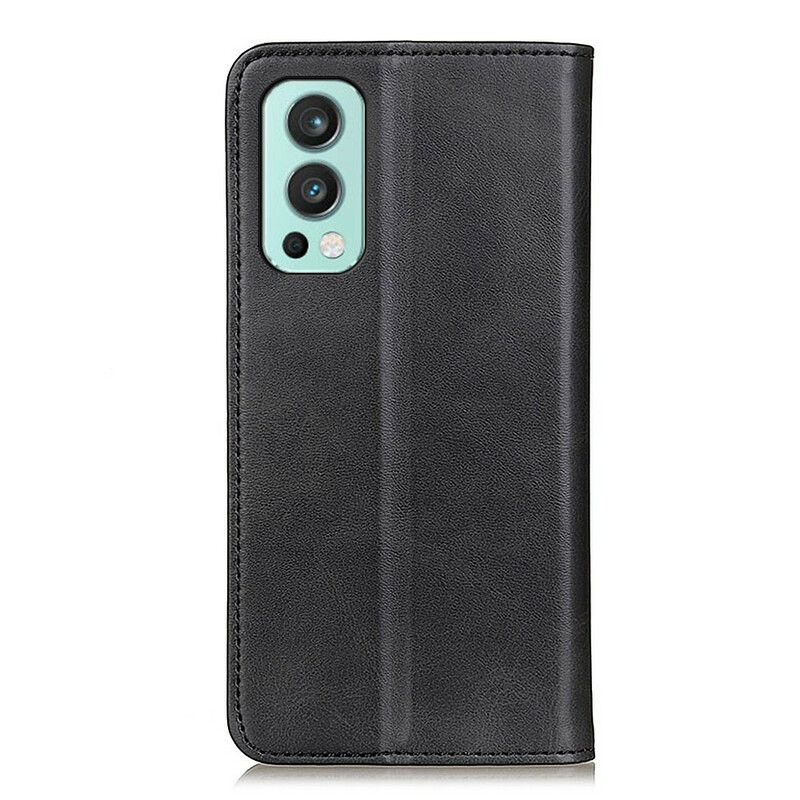 Flip Cover OnePlus Nord 2 5G Split in pelle opaca