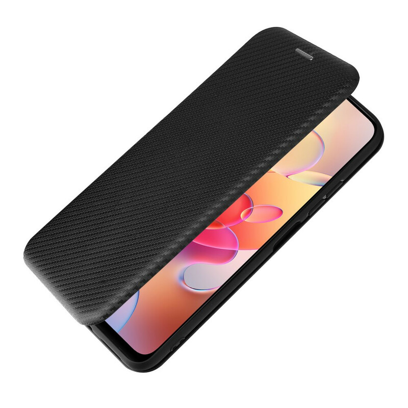 Flip Cover Xiaomi Redmi Note 10 5G / Poco M3 Pro 5G fibra di carbonio colorato